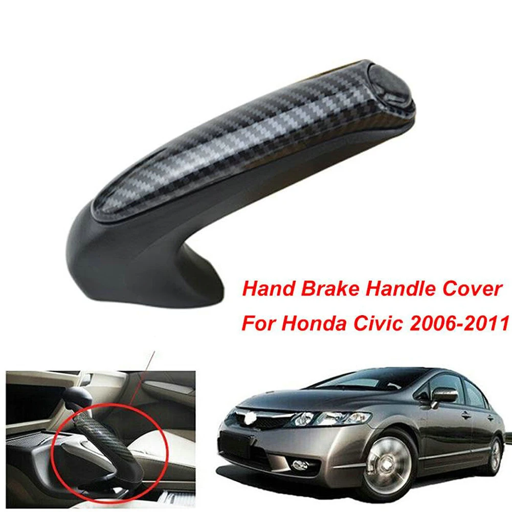 

Carbon Fiber Front Hand Brake Trim Cover For Honda Civic Coupe Sedan Hybrid Sedan NGV Sedan 2006-2011 For Left-hand Driving Car