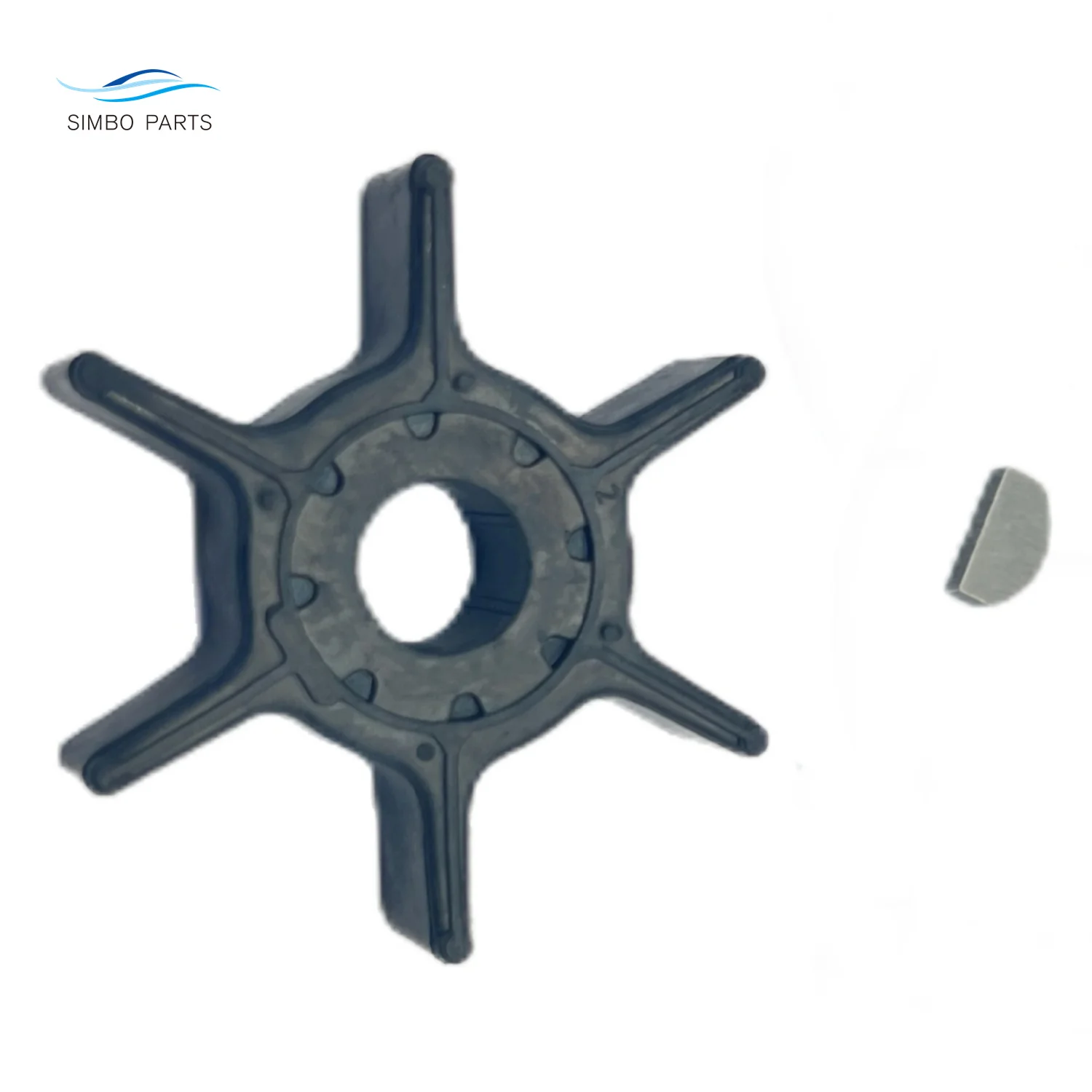 

68T-44352 Water Pump Impeller With Key For Yamaha 4 Stroke 6 8 9.9 HP Outboard 68T-44352-00