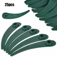 25pcs plastic blades for bosch art 23 18 li 26 18 grass strimmer trimmer lawn mower cutter garden power tool parts accessories
