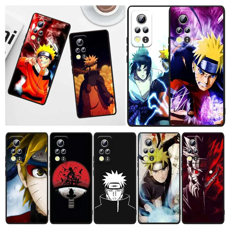 

Japanese Naruto Naruto For Honor 60 50 30 30i 30S V30 X30i X20 10X X10 Play 5T Pro Plus Lite SE 5G Black Phone Case Capa
