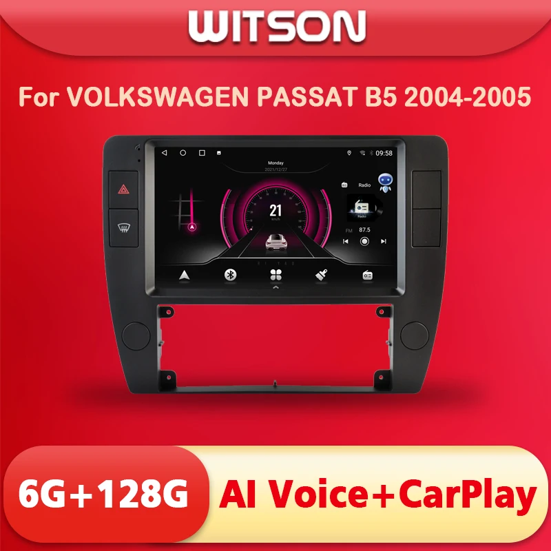 Автомобильная Мультимедийная система WITSON AI VOICE Android 11 для VW PASSAT B5 2000 2001 2002 2003 2004 2005