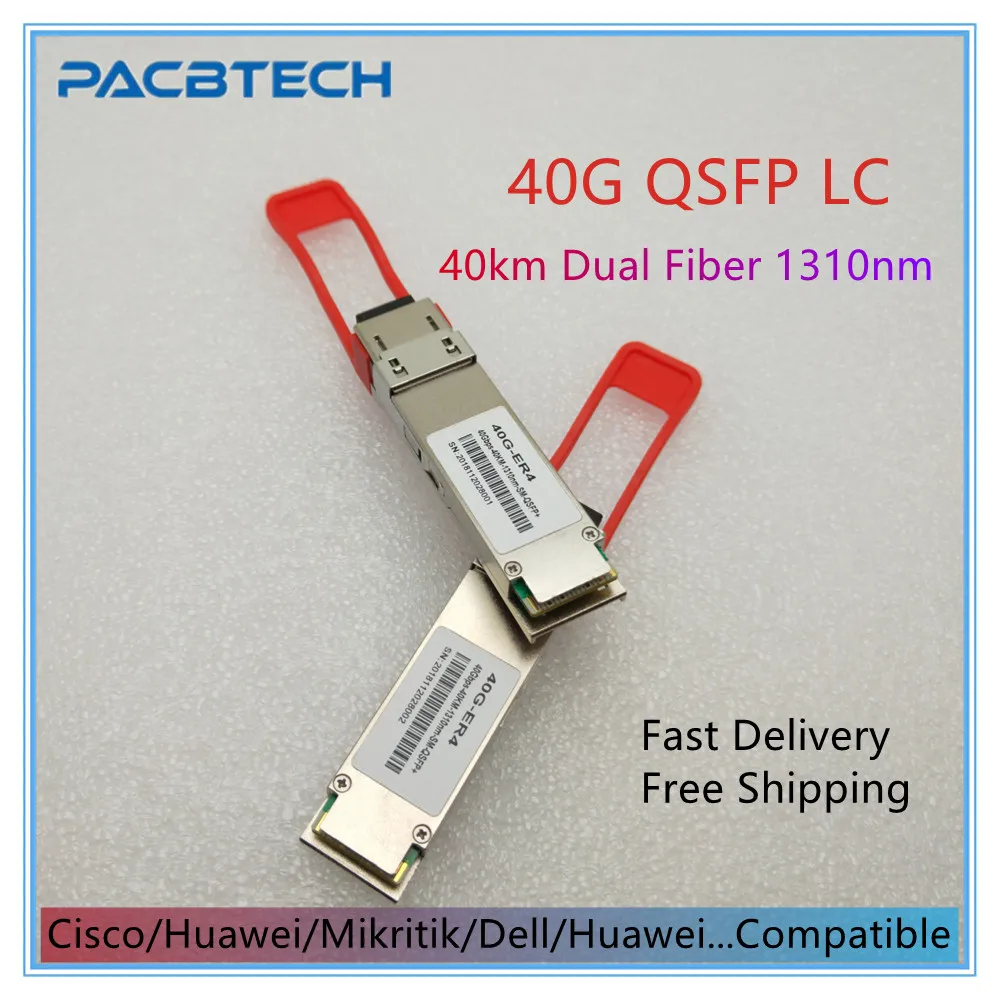 

Волоконно-оптический 40km 40g 1270-1330nm LC волоконно-оптический 40g Qsfp Er4 модуль трансивера 40G-QSFP-ER4 QSFP трансивер