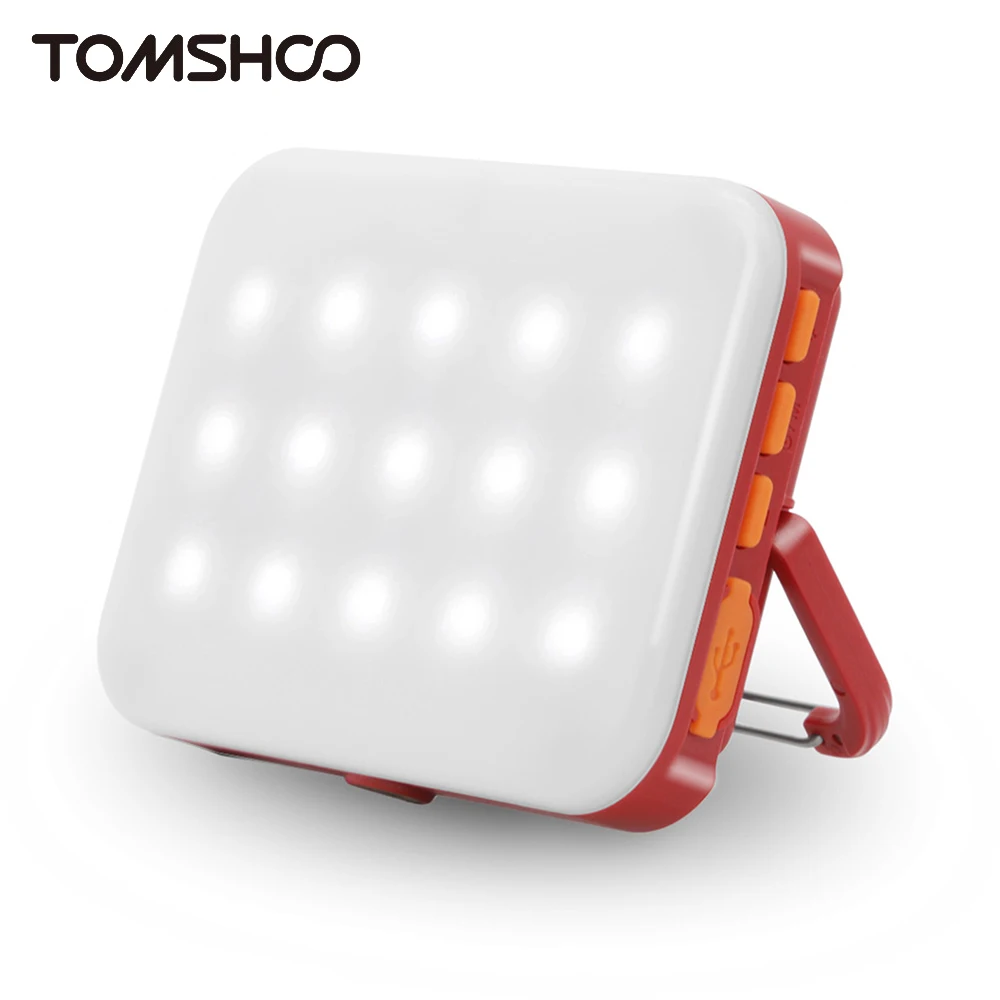 

TOMSHOO Portable Magnetic LED Camping Lantern 8 Modes USB Rechargeable Camping Tent Light for Outdoor Home Camping Emergency