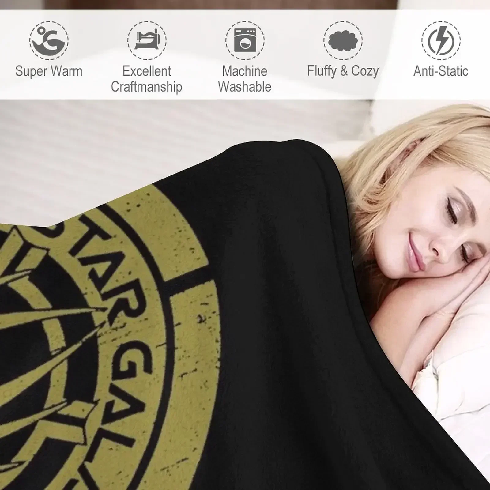 Одеяло Battlestar Galactica Crest мягкое роскошное одеяло мягкие одеяла для кроватей Retros