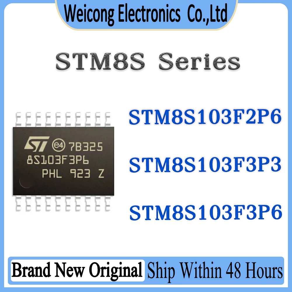 STM8S103F2P6 STM8S103F3P3 STM8S103F3P6 STM8S103 STM8S10 STM8S1 STM8S STM8 STM ST 100% Новый оригинальный IC MCU чип
