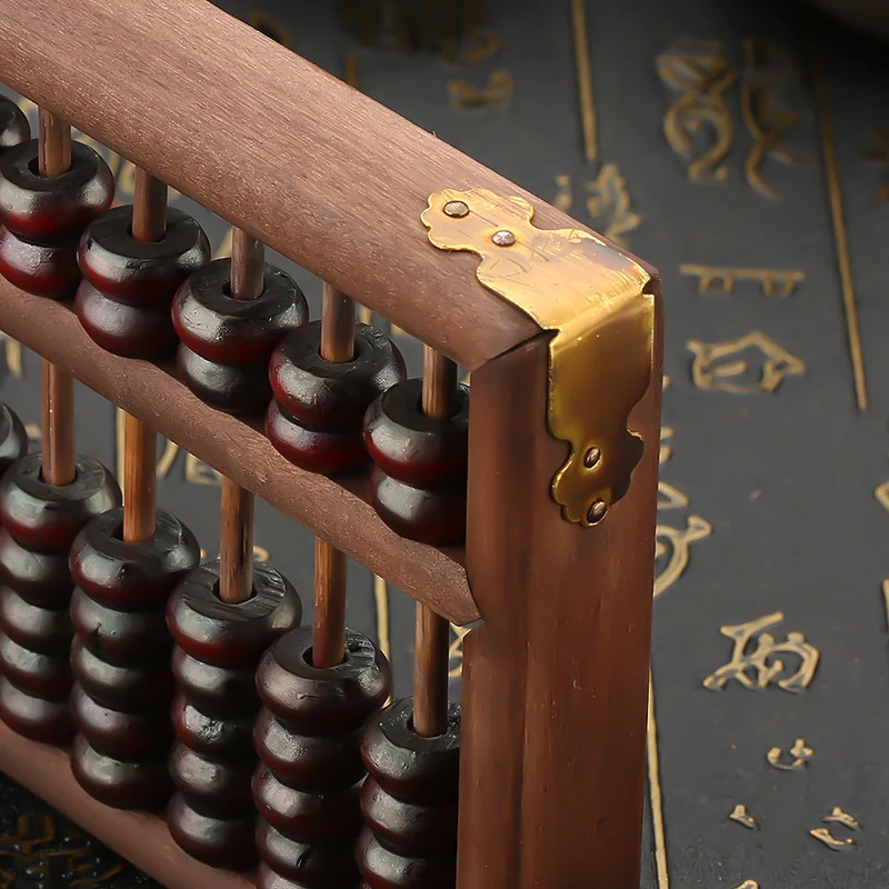 Антикварная труба из цельного дерева девятискоростные счеты ручной работы