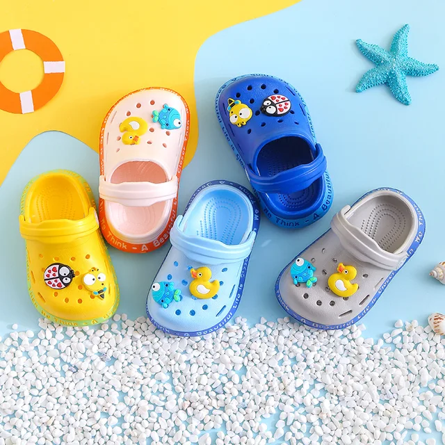 Summer Baby Shoes Sandals for Girls Boys Slippers Cute Cartoon Animal Sandal Infant for Children Garden Shoes 3