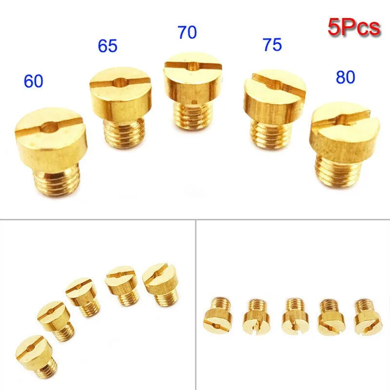 

New Practical Quality Carburetor Jet For Motorized Bicycle M4 Thread Replacement #60 65 70 75 80 50cc/60cc/80cc