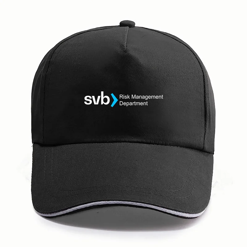 SVB Risk Management 2023 Cap Hats Finance Meme Geek Short Baseball Caps For Men Women Casual