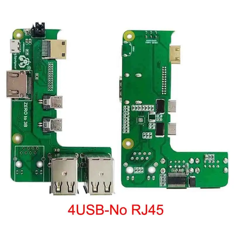 Переходник интерфейса Raspberry Pi Zero 2 Вт к 3B плата расширения Pi3 зеркальная головка Pi0