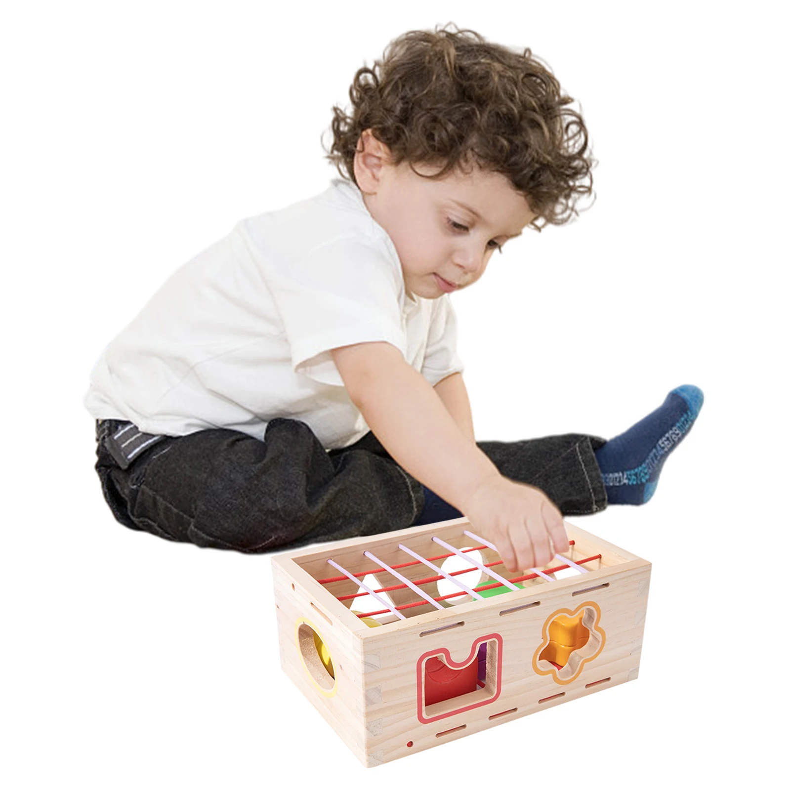 

Сортировочные игрушки в форме кубика, сортировочные Игрушки для малышей, оригинальные игрушки в форме распознавания цветов с цветной короб...