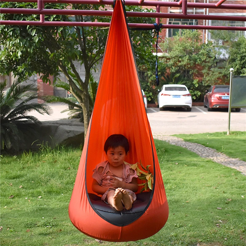 

Children Hammock Swing Garden Summer Beach Outdoor Hanging Seat Portable Folding Family Travel Party Sport Game Toys Gift New