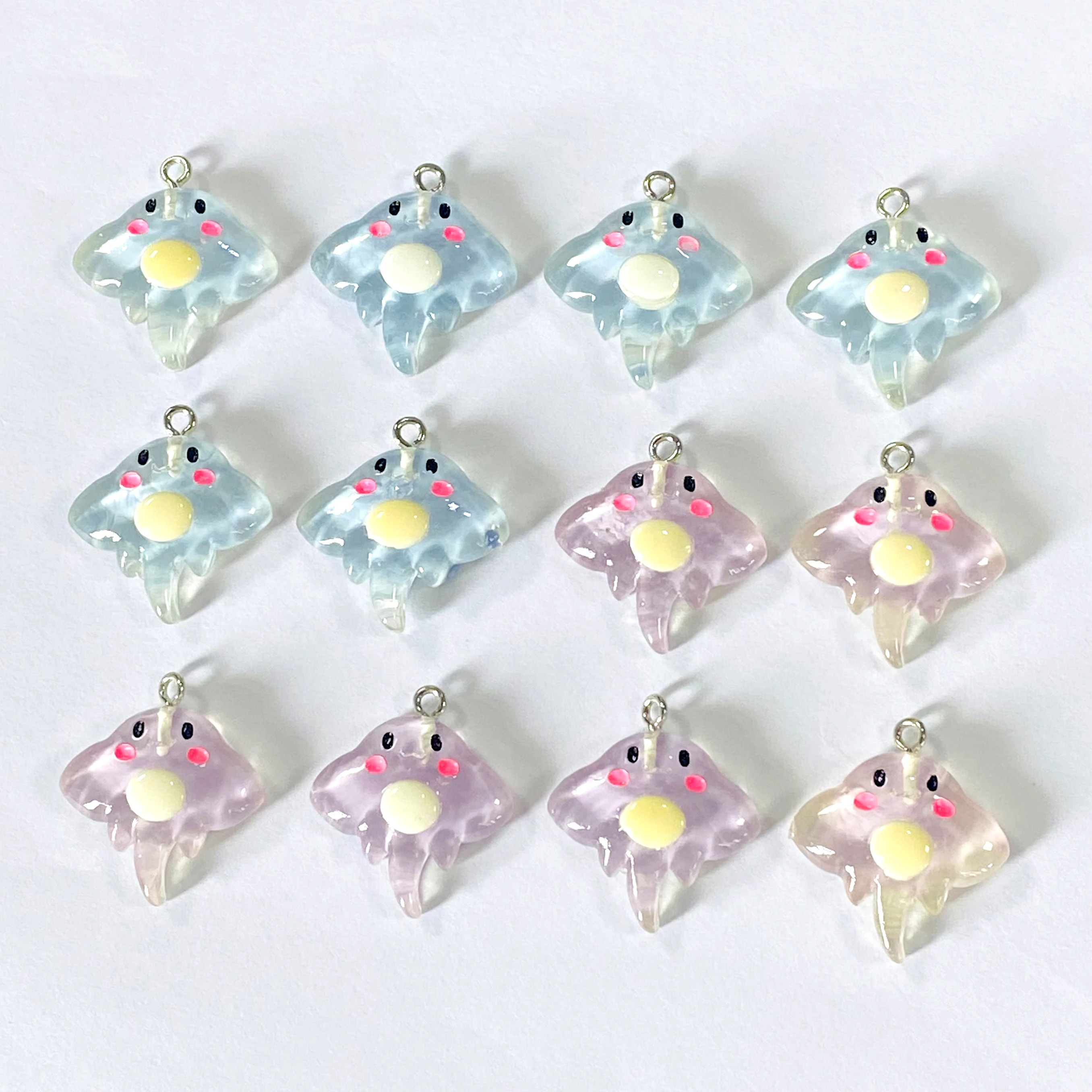 10 шт. смоляные плоские лучи Манта маленькие подвески в виде рыбок милый