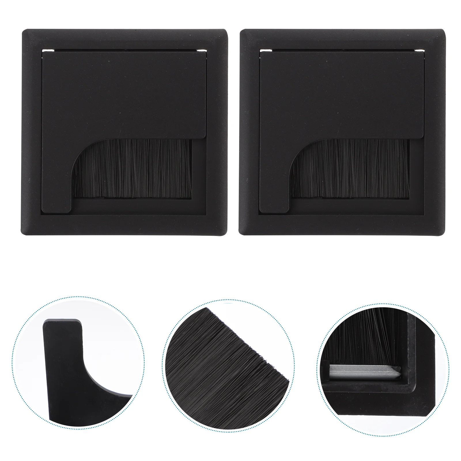 

Cable Desk Grommet Hole Cover Cord Wire Computer Grommets Table Rubber Round Organizer Silicone Port Flexible Home