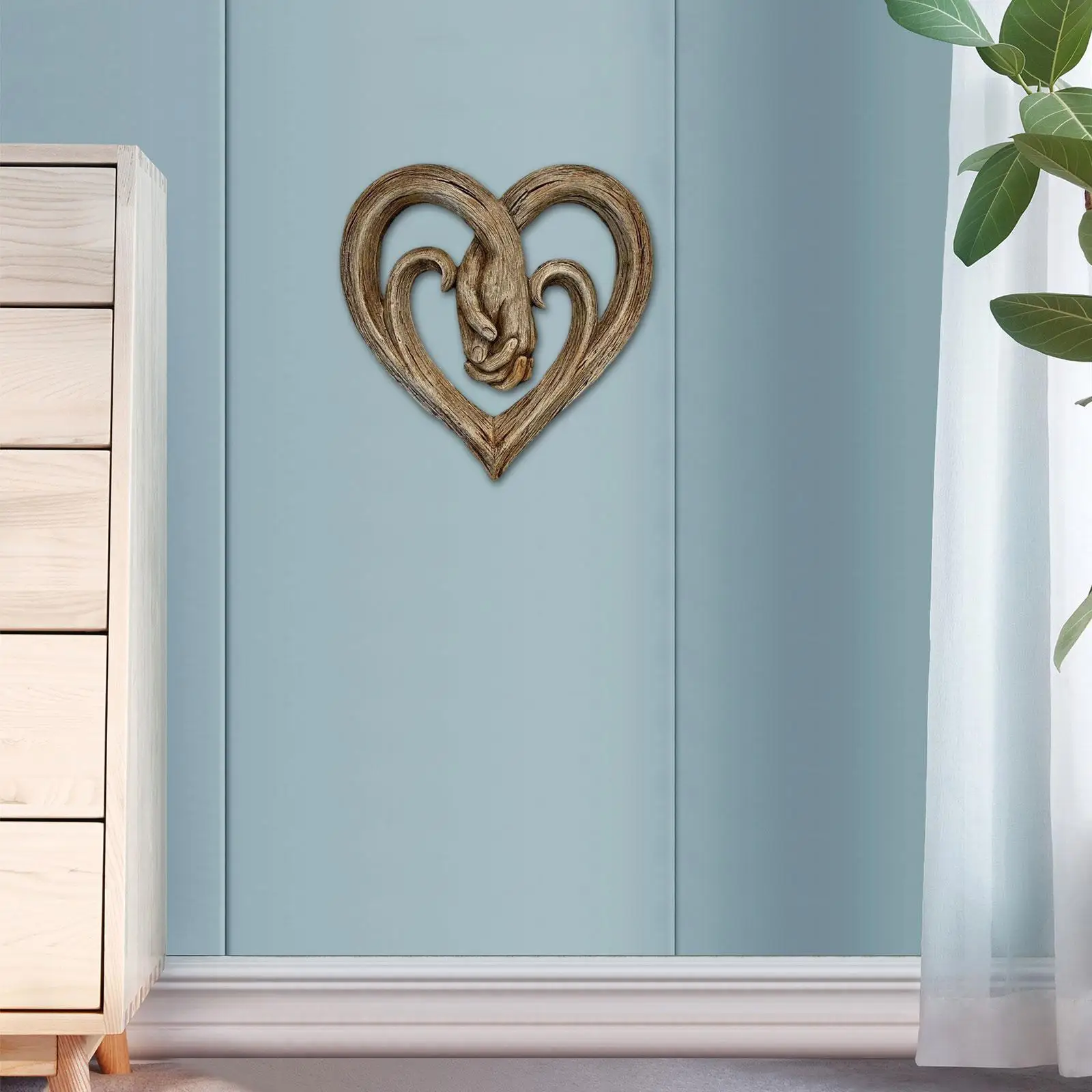 

Holding Hand Hanging Wall Sculpture Plaque Decoration Artwork for Office