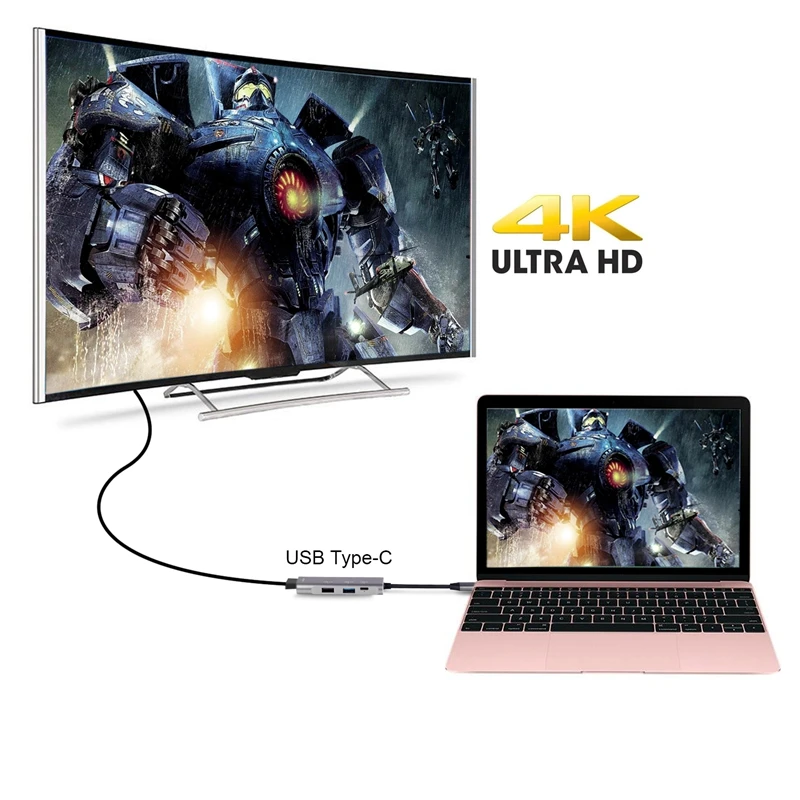 Лучшие предложения USB C к HDMI адаптер концентратор для Samsung Dex Station MHL Galaxy S8 S9 S10/Plus Note