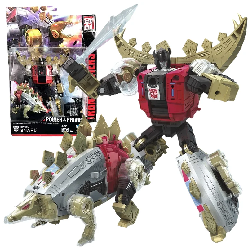 

Hasbro Genuine Transformers Toys PW Power Of The Primes Snarl Anime Action Figure Deformation Robot Toys For Boys Children Gift