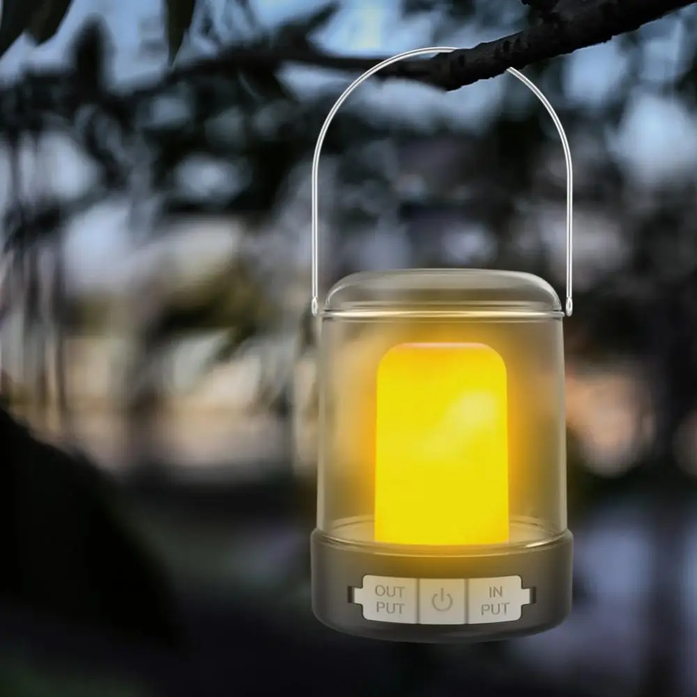 

Portable Camping Lights Led Flame Light USB Charging Lantern Emergency Tents Lighting For Fishing Light For Emergency Working