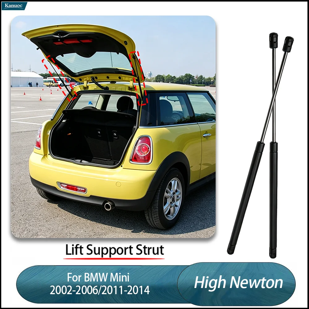 Фото Для BMW Mini One Cooper R50 R53 2002-2006 и 2011-2014, 2 шт. газовых упоров/амортизаторов для крышки багажника автомобиля №1