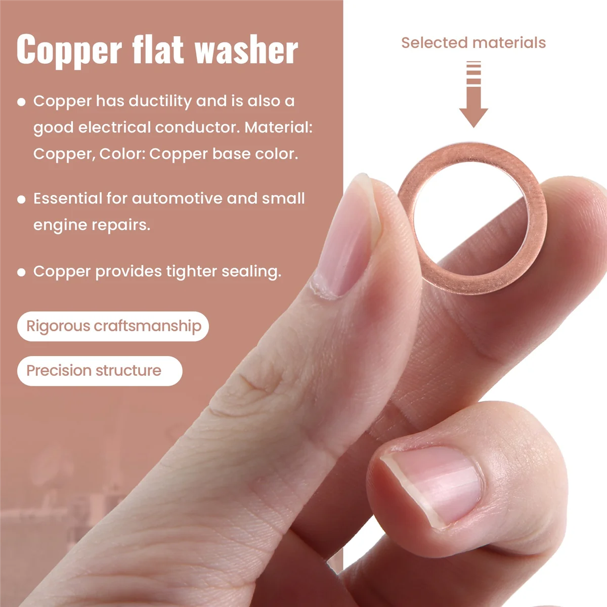 20 шт. 10 мм x 14 1 медная шайба уплотнительное проставное уплотнение