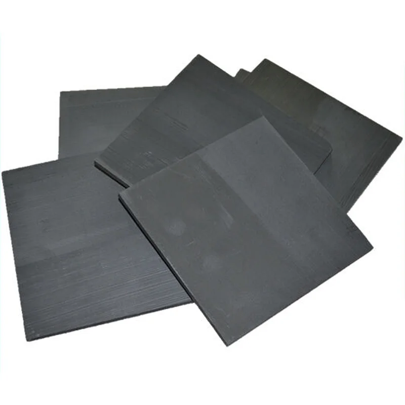 

5pcs Graphite Plate Panel Sheet High Pure Carbon Graphite Electrode Plate Pyrolytic Graphite Carbon Sheet 50*40*3mm Mould DIY