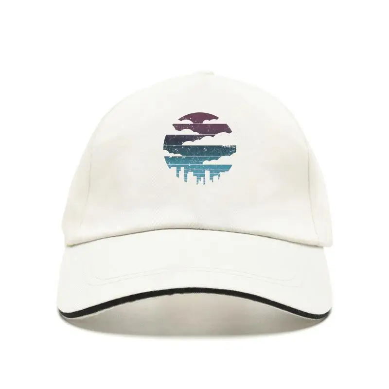 

New cap hat Citycape With Coud en' White Baseball Cap