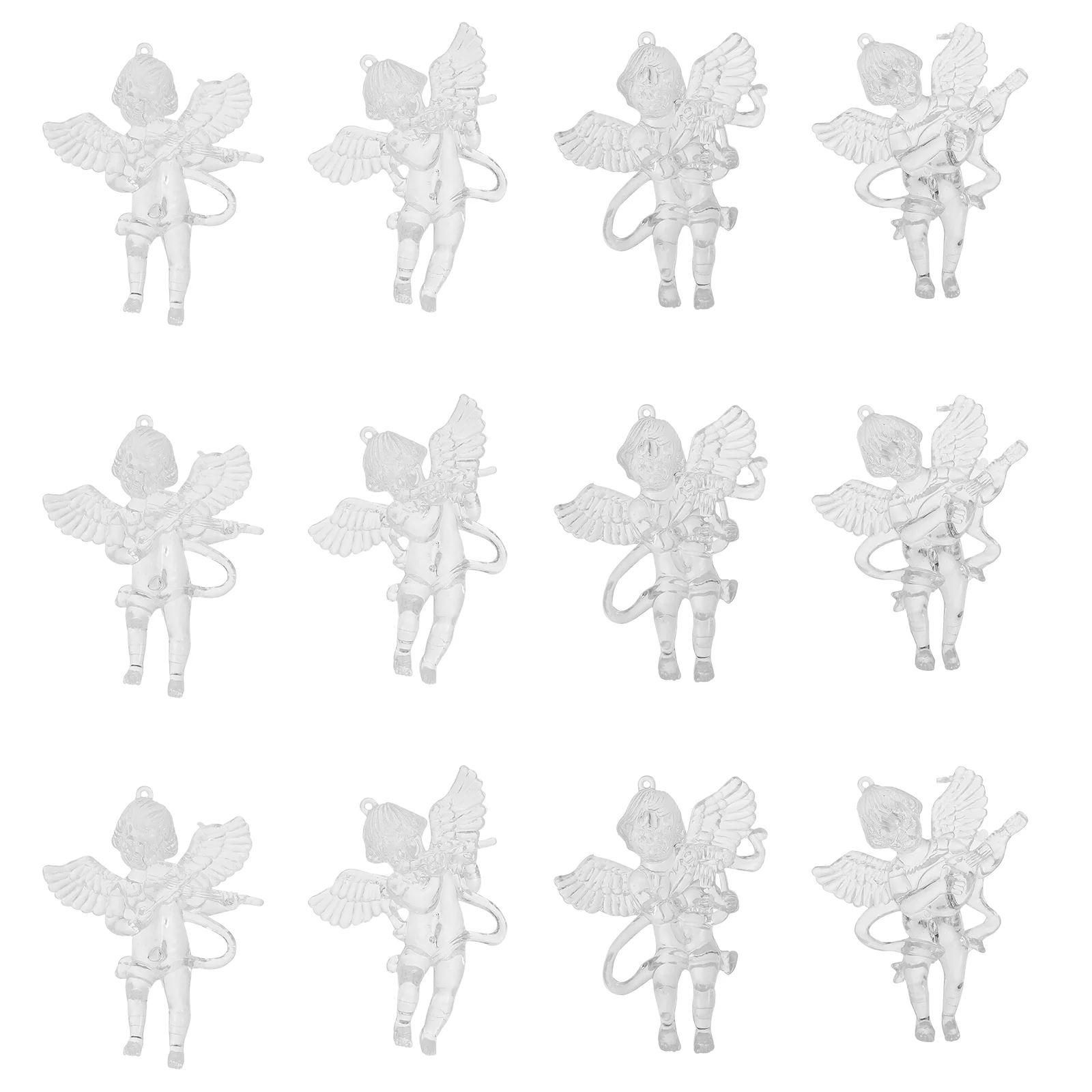 

Christmas Ornament Tree Figurines Decoration Ornaments Pendantdoll Household Mini Figurine Hanging Figure Clear Angels Miniature