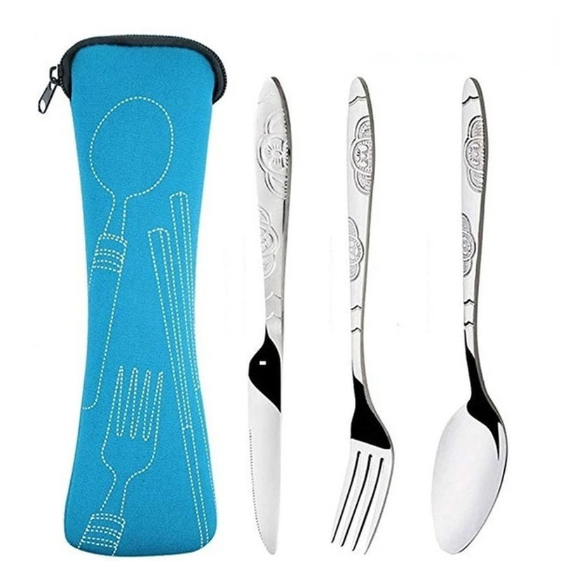 

Delysia king 3pcs/set Stainless steel fork spoon knife set