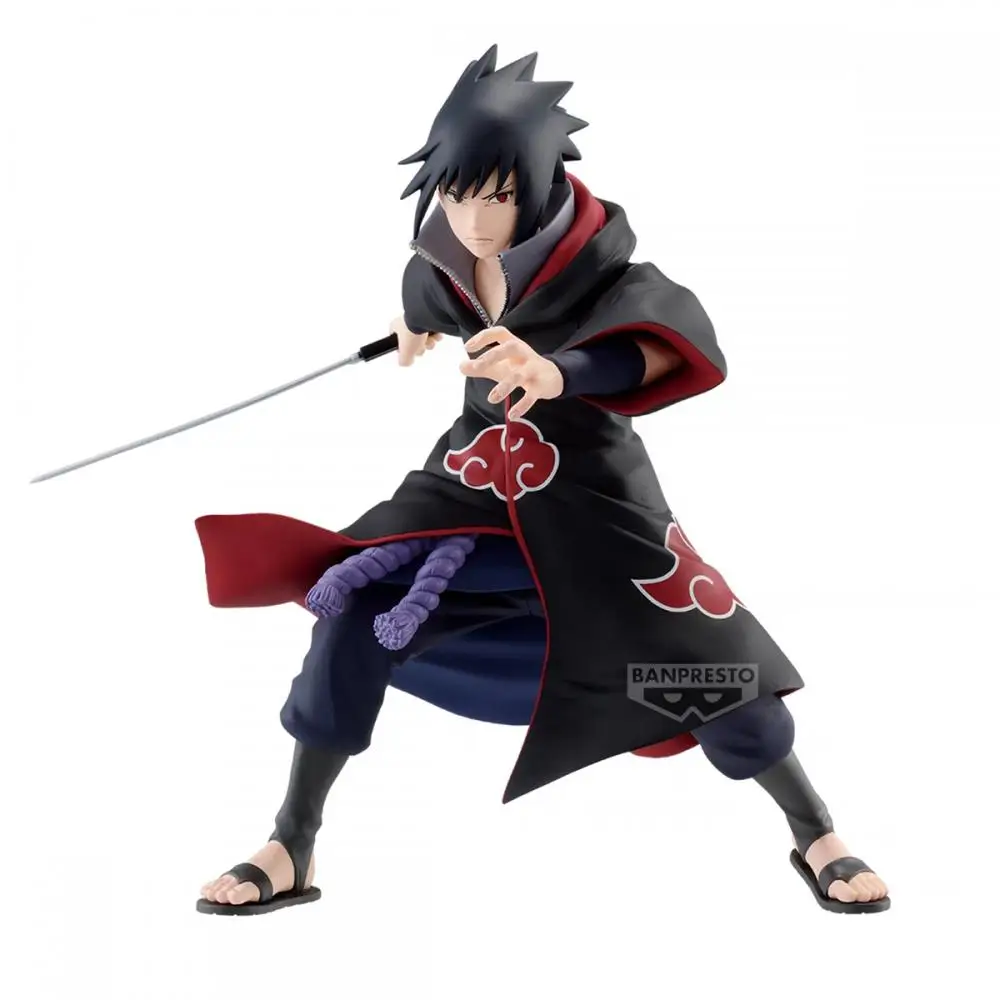 Bandai Original NARUTO Shippuden VIBRATION STARS Killer Bee Uchiha Sasuke Аниме Фигурки Игрушки Для Мальчиков