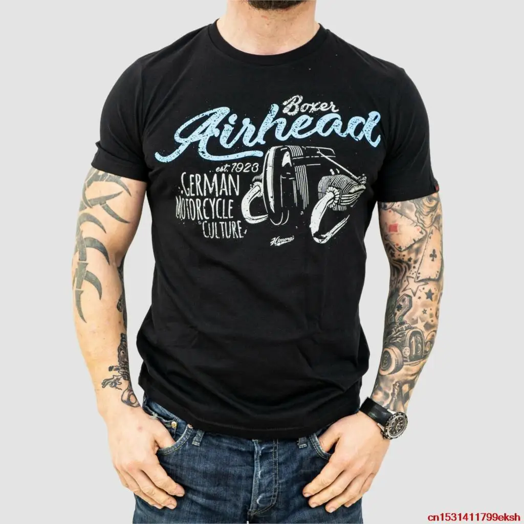 

BOXER AIRHEAD T-Shirt Schwarz Motorrad R100 R80 R65 Scrambler Caferacer
