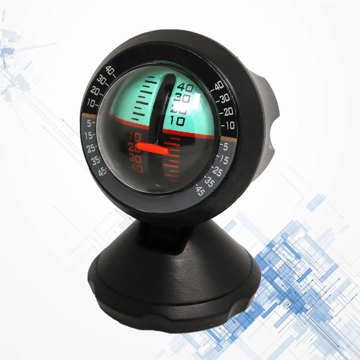 

1 PC Meter Indicator Car Level Balancer Vehicle Inclinometer Level Compass Car Inclinometer Level Tilt Gauge
