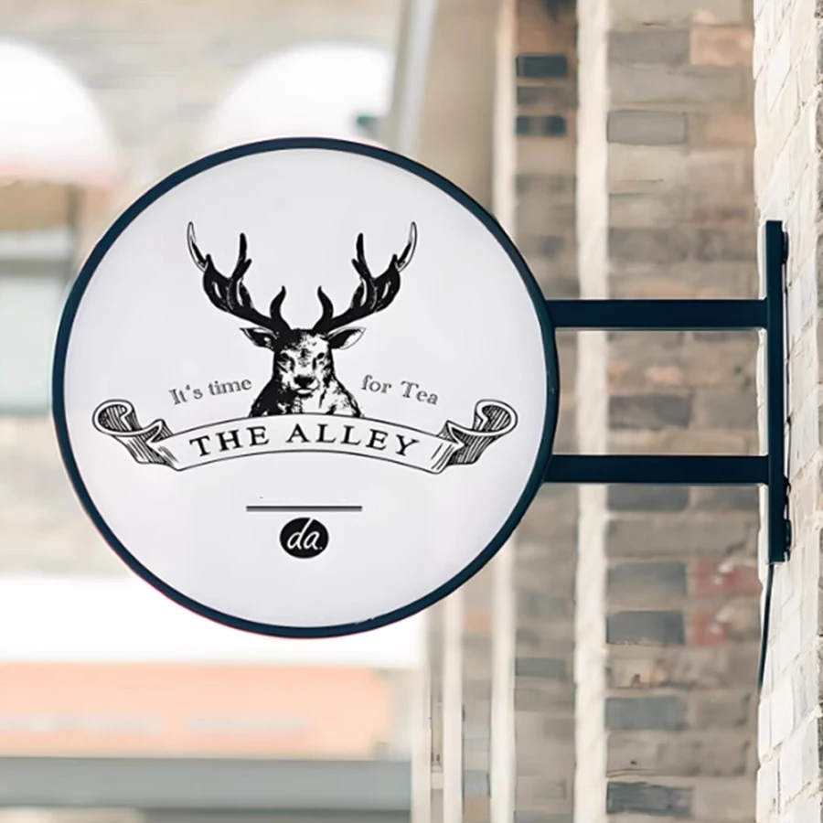 Пользовательский 3D светодиодный рекламный световой короб уличный