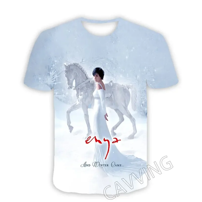Повседневные футболки Enya с 3D принтом модные топы в стиле хип-хоп для мужчин и