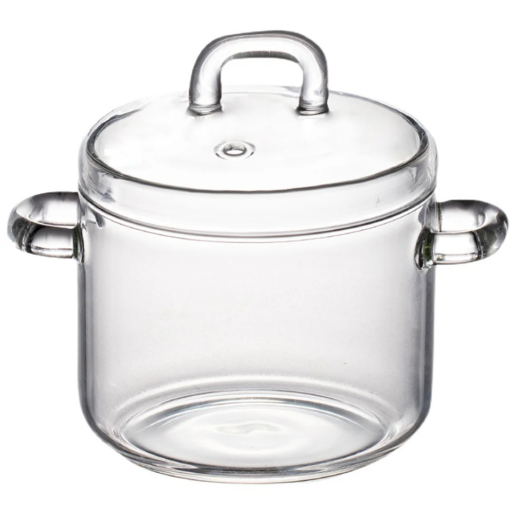 

Glass Stewing Pot Anti-scalding Stewing Pot with Lid for Restaurant Use