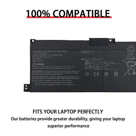 Аккумулятор для ноутбука ThundeRobot SQU-1711/SQU-1718