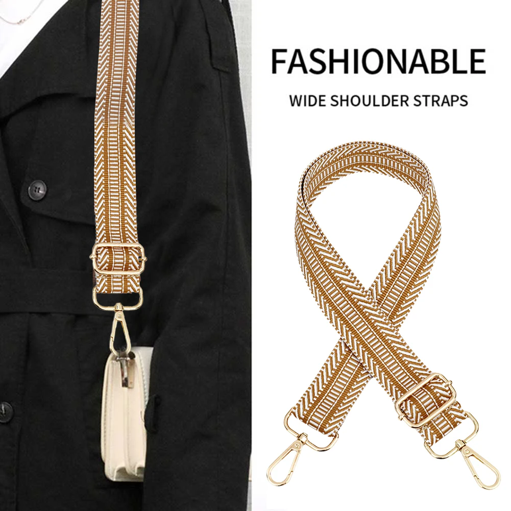 

Vintage Purse Strap Adjustable Crossbody Shoulder Strap Replacement Handbag Belt 29-53 Inches Wide Removable for Bag Accessories