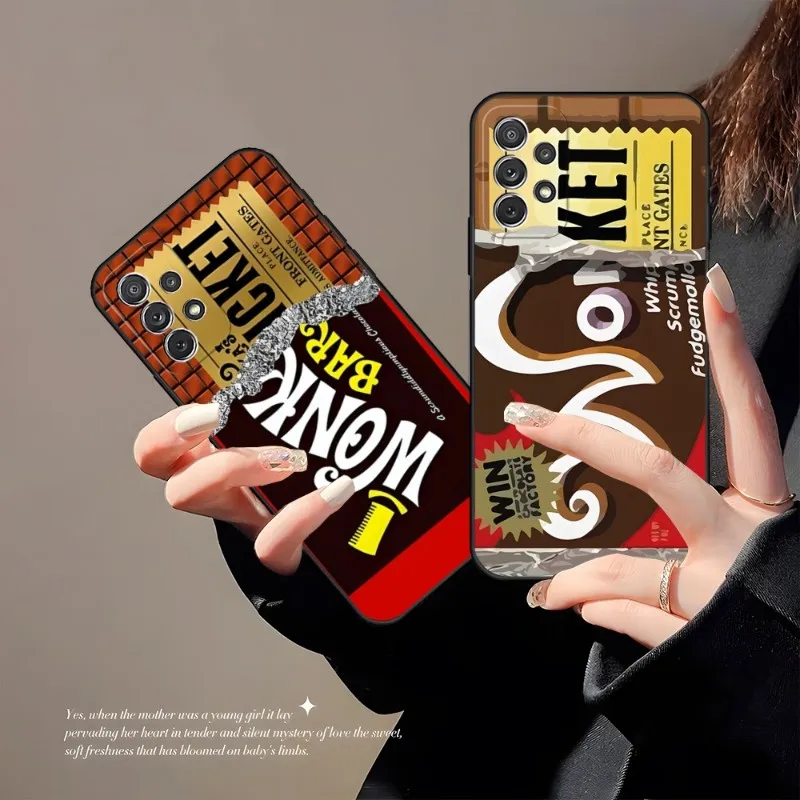 Чехол WONKA BAR для телефона с золотым билетом для Samsung M14 Note 20 Ultra 10 J6 Plus Pro 8 9 10 Plus M 30 11 M 52 40 51 80 4G