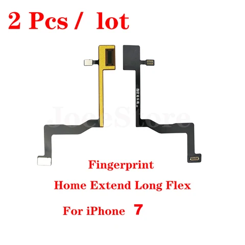 2 шт. для iPhone 6 6s 7 8 plus Home Touch ID, кнопка возврата отпечатков пальцев, соединительный разъем для материнской платы, удлинительный гибкий кабель