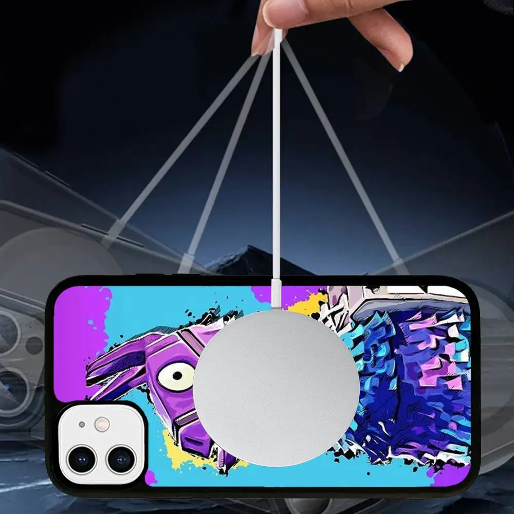 Чехол для телефона F-Fortnites-Cools, магнитный чехол для iPhone 17, 16, 15, 14, 13, 12, 11, чехол для беспроводной зарядки Magsafe (art.: 3920d18ecb3fa) - 3920d18ecb3fa