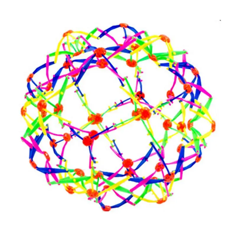 

Раздвижной шар со светящимся шариком для детей, сферическая мини-игрушка для снятия стресса для беспокойства с уникальной геометрической формой дыхания