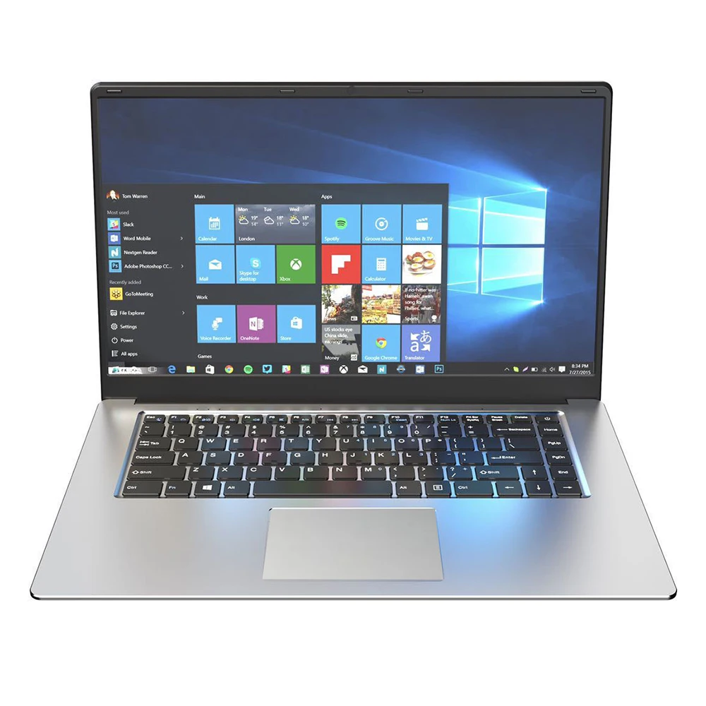 Ноутбук IPS 15 6 дюйма 1920x1080 J3455 четырехъядерный 8 ГБ + 128 256 512 1 ТБ SSD ROM - Цена: 33799.86