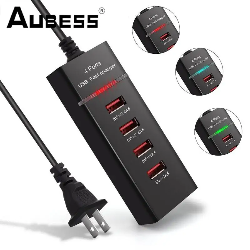 

Зарядное устройство с 4 USB-портами, 5 В, 3 А