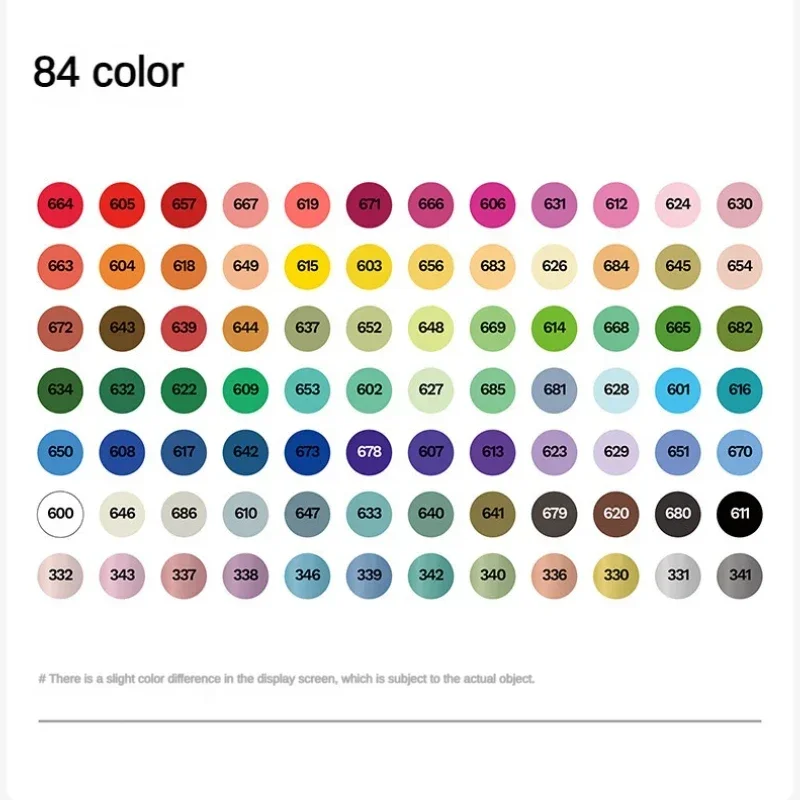 Акриловый жидкий акриловый маркер KASIMIR 84/24 цвета