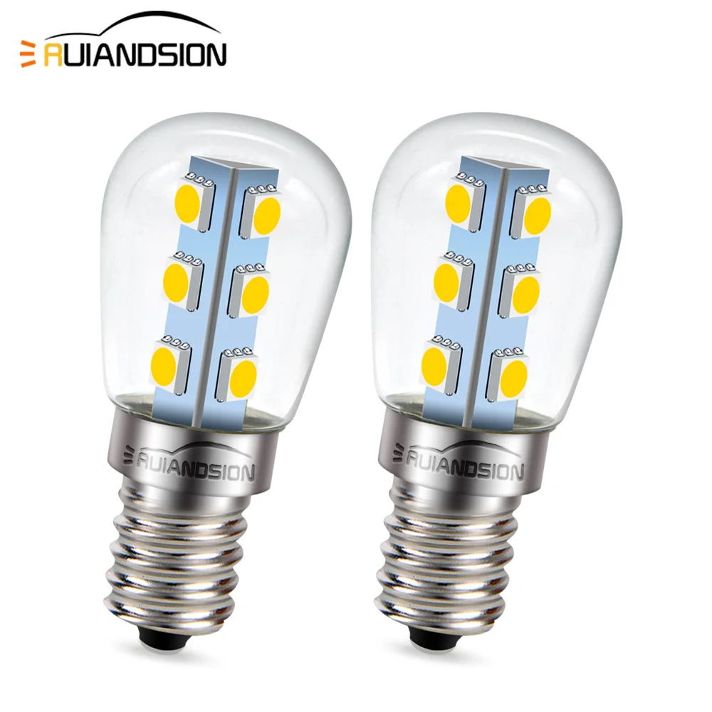 

Светодиодные лампы RUIANDSION 2 шт. Ba15d E12 E14 E27 110 В SMD5050 220 В 9 светодиодный одов s для швейной машины Pfaff Singer Privilege Bernina для дома