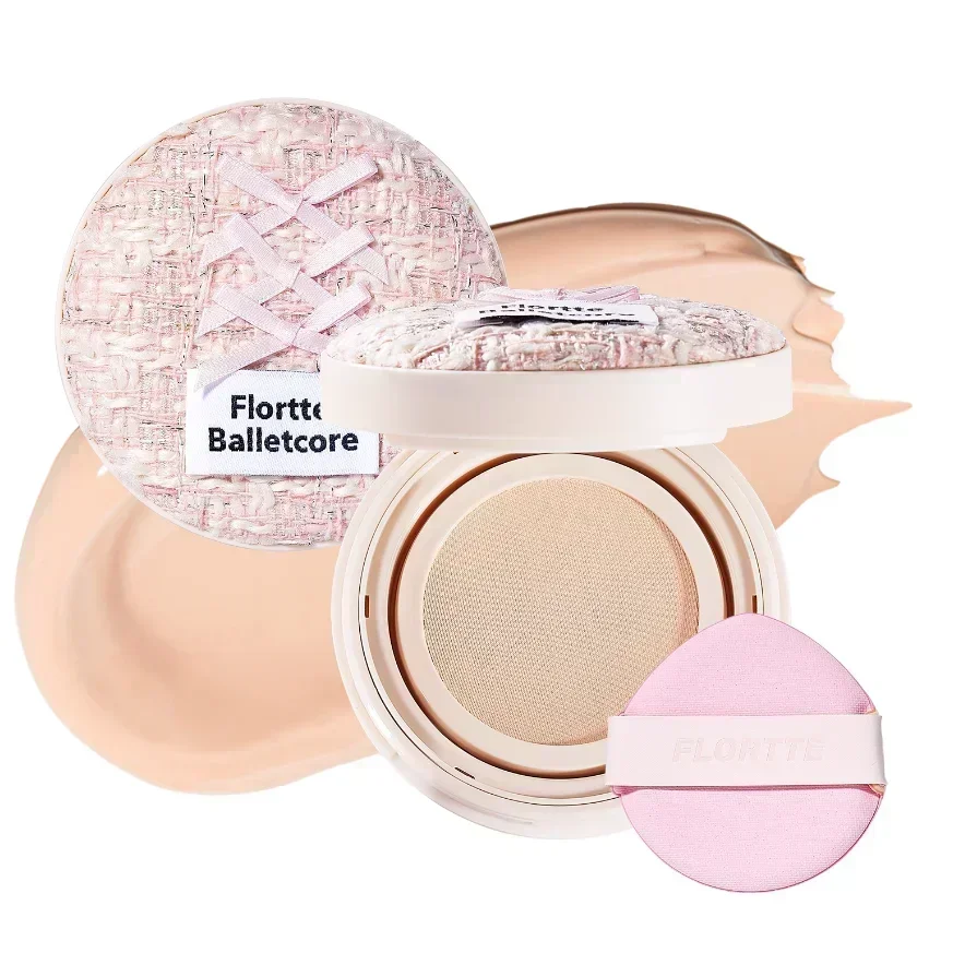FLORTTE Ballet Series Soft Mist Matte Foundation Воздушная подушка BB-крем Контроль жирности Консилер