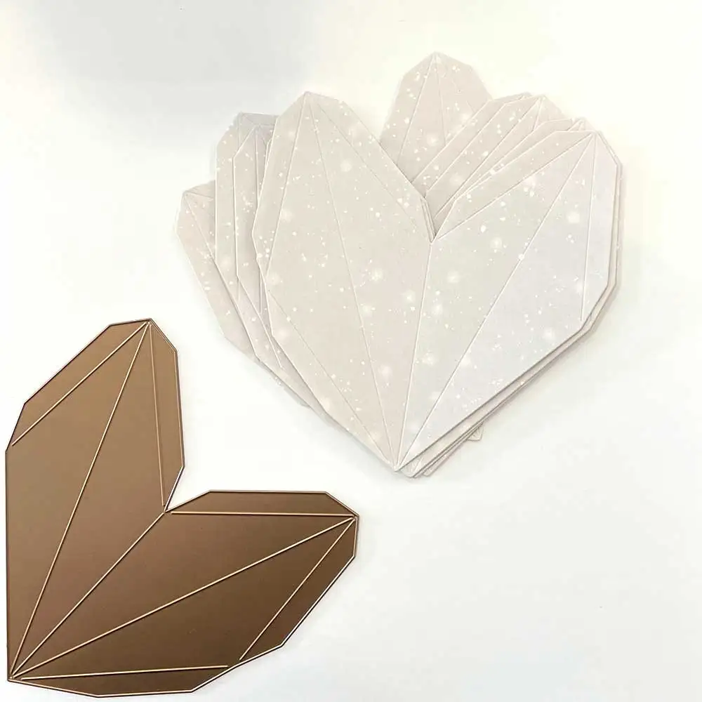 3D складные звезды металлические трафареты для резки штампы скрапбукинга бумага