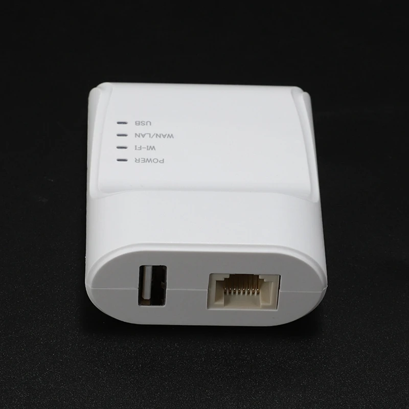 Wifi Ethernet Usb Printe Server Adapter Auto Queue Connect Over Wifi&100M Lan For Usb Printer Laptop Pc EU Plug images - 6