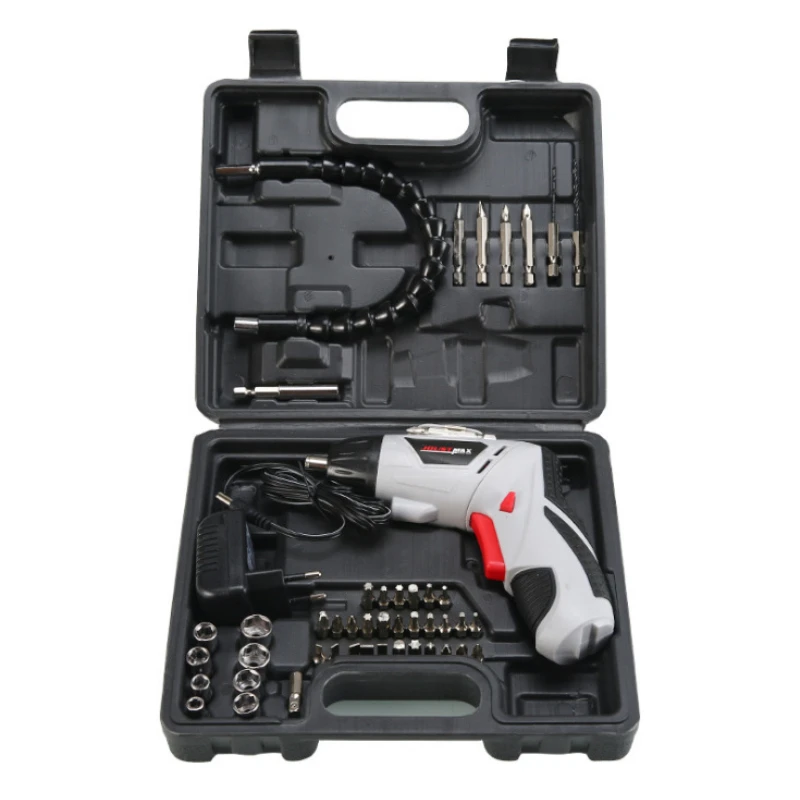 

4.8V Electric Screwdriver Cordless Rechargeable Screwdriver Drill Mini Electric Drill Rotary Power Tools With Battery 45 Bits