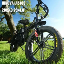 INNOVA-5189 팻 바이크 타이어, 20x3.0, 20x4.0, 모든 지형, 강력한 팻 타이어, 전기 자전거 타이어, 오리지널 와이어, 산악, 스노우 자전거 타이어