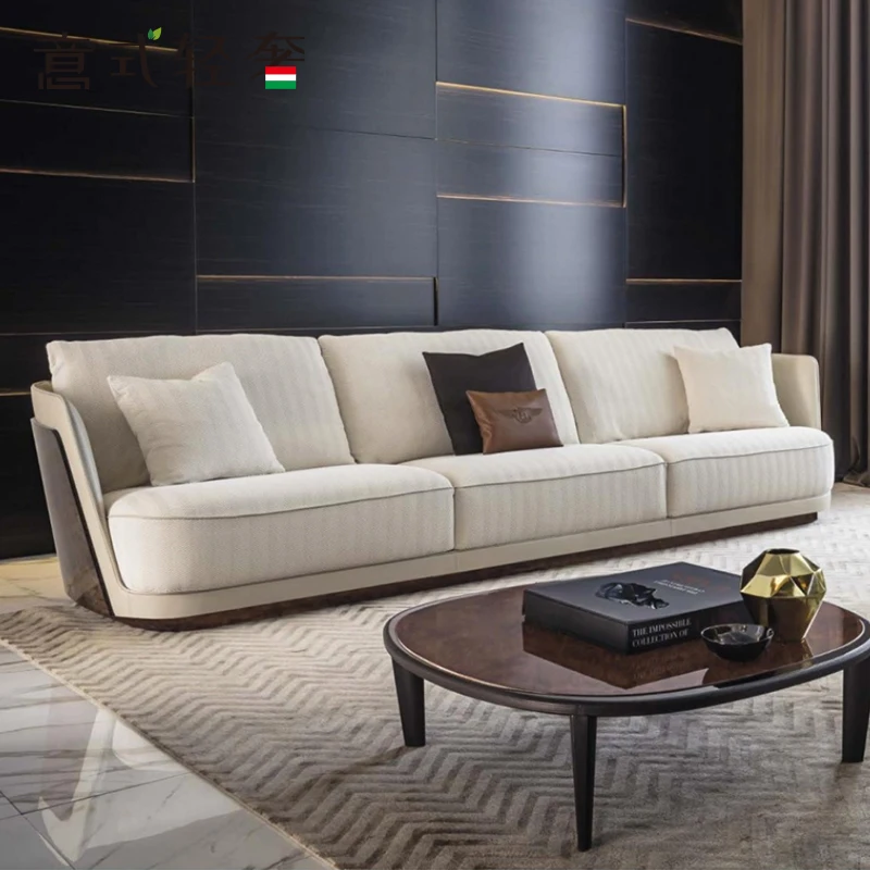 

Дизайнерский современный легкий роскошный приятный на ощупь диван для гостиной в итальянском стиле